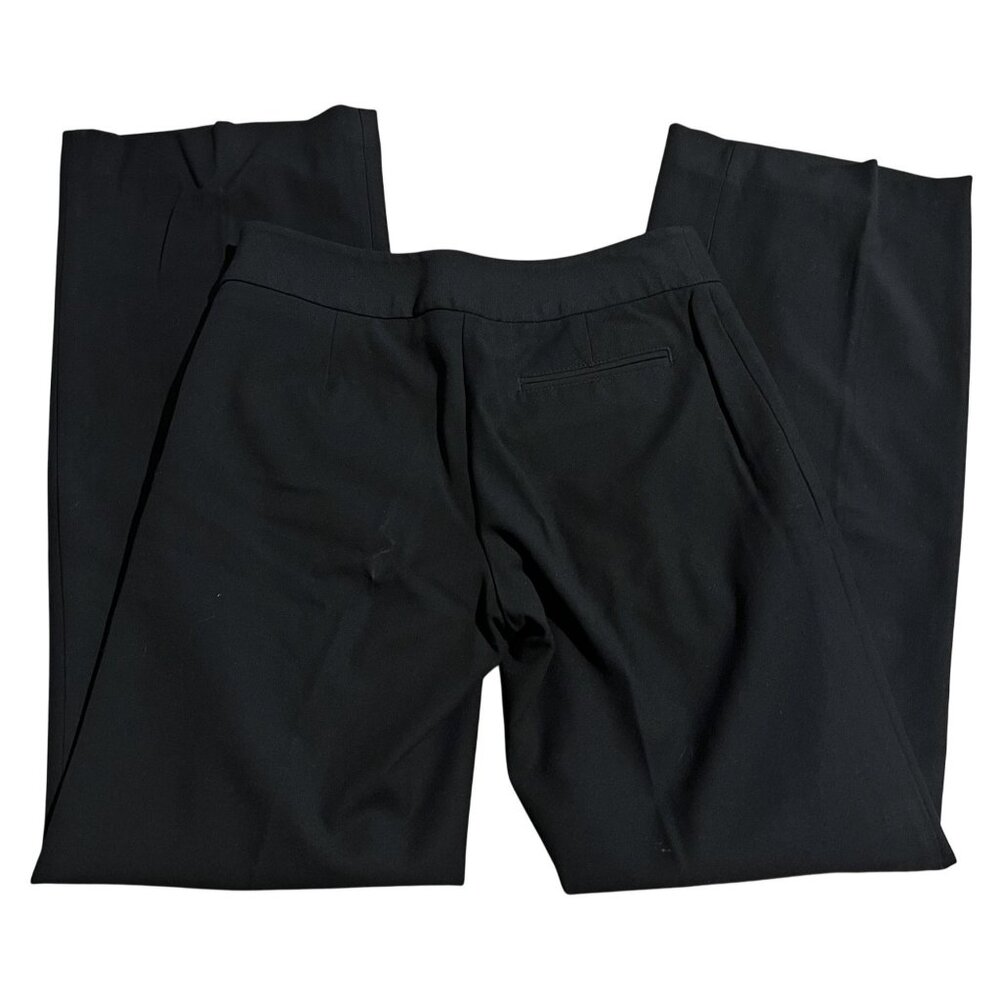 Banana Republic Martin Fit Womens Black Dress Pants Side Zipper Closure Sz 2